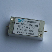DC-56.8MHz LC-Tiefpassfilter